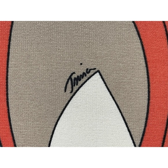 Trina Turk Multi Color Geometric Sheath Cocktail Dress Size 0 XS - Picture 9 of 11